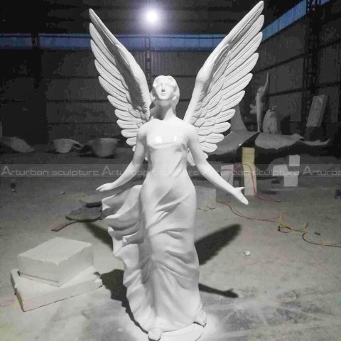 flying angel sculpture