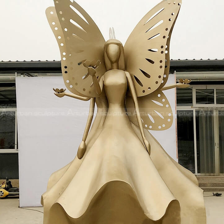 brass angel statue
