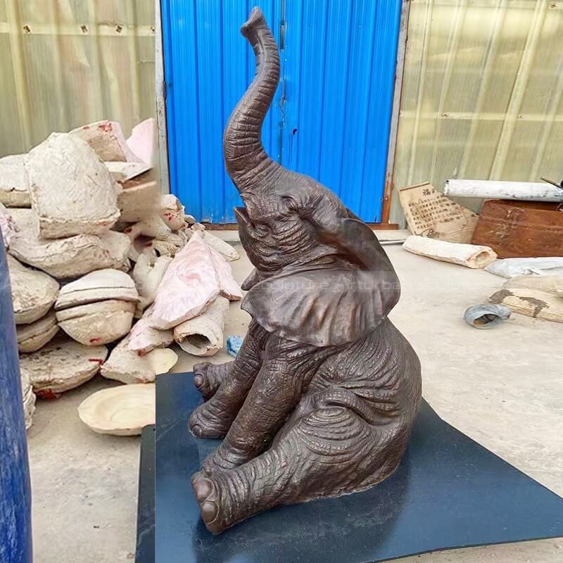 baby elephant statues