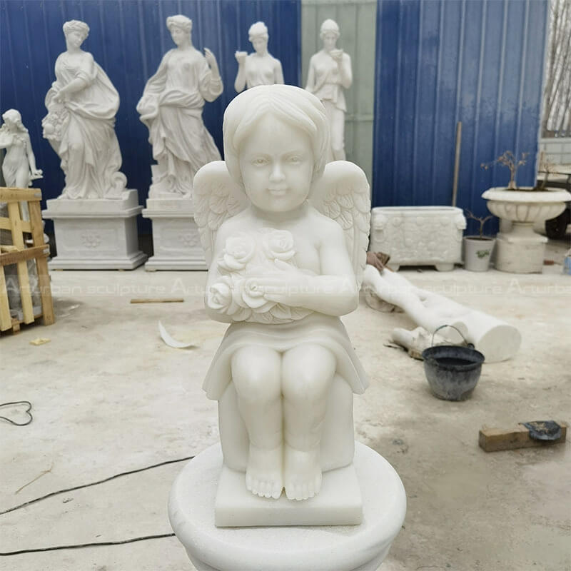 Cherub Yard Statue
