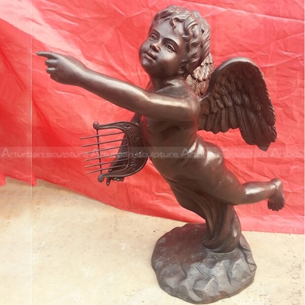 Bronze Cherub Statue