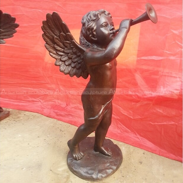 Bronze Cherub Statue