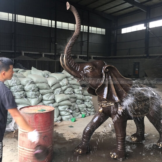 life size elephant statue