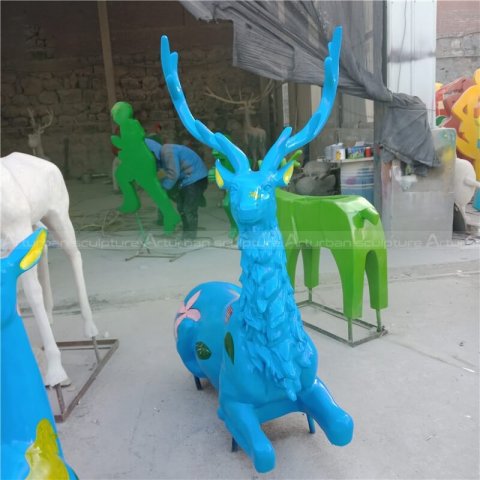 life size resin deer statues