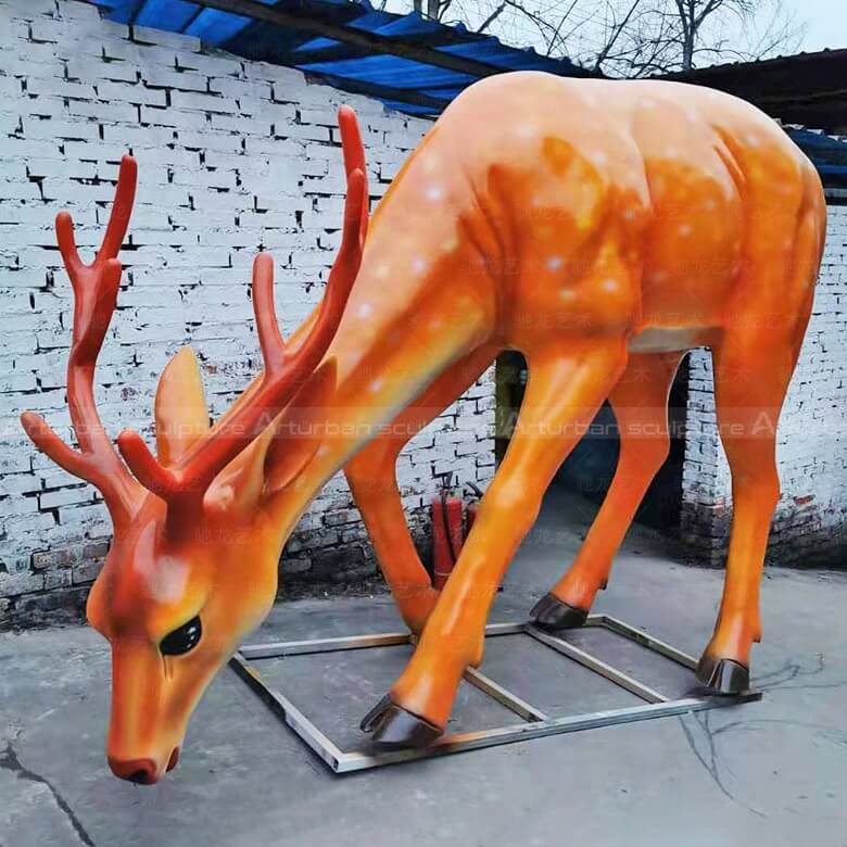 resin deer statue
