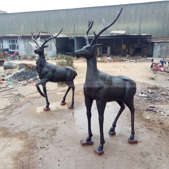 deer lawn sculpture