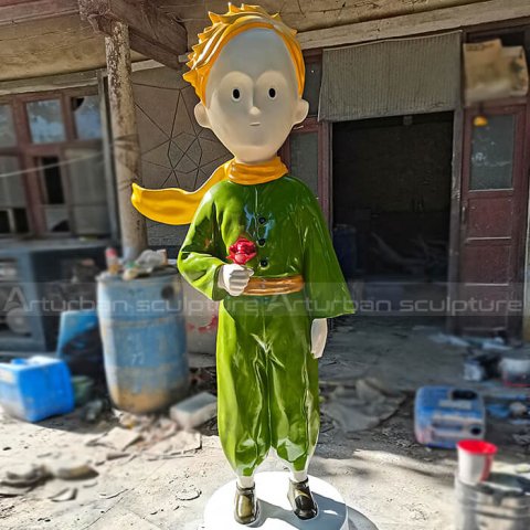 cartoon little prince statue