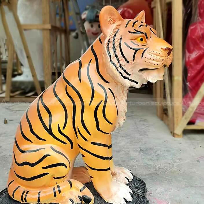 fiberglass tiger sculpture