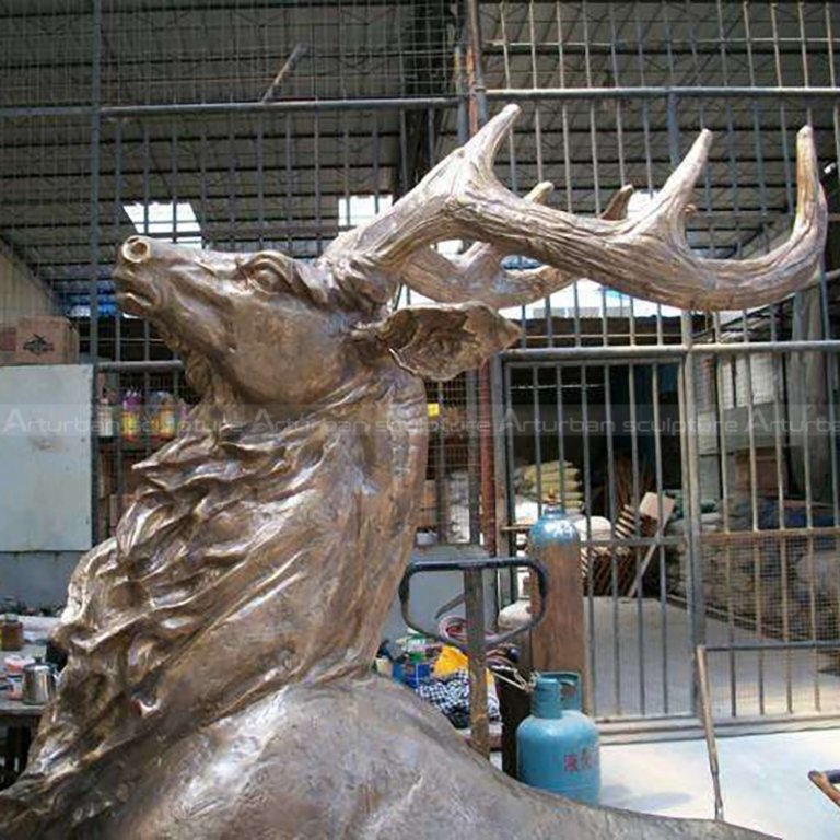 Elk Statue Life Size