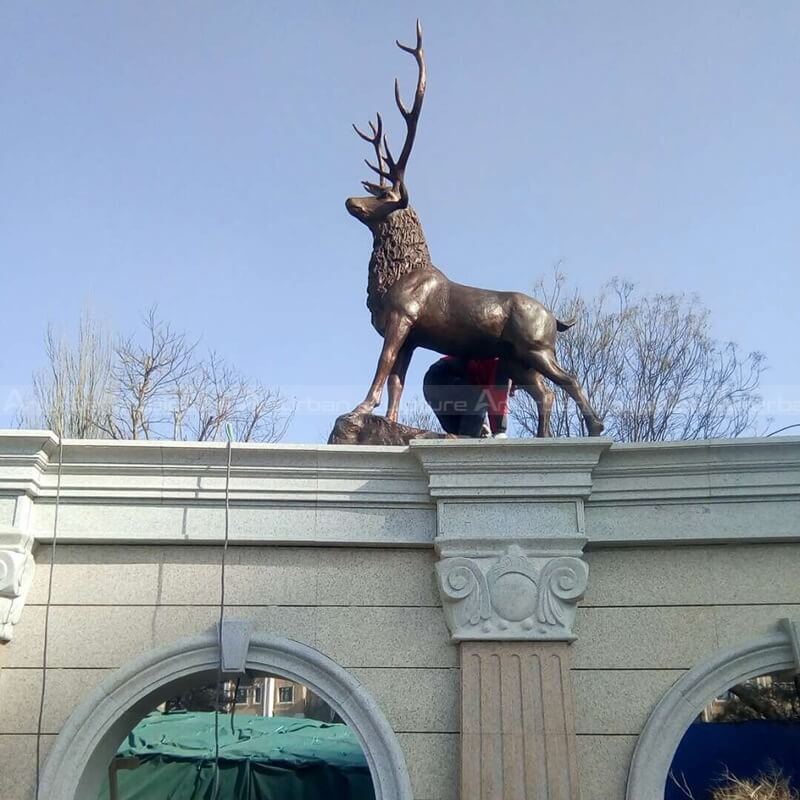 elk statue life size