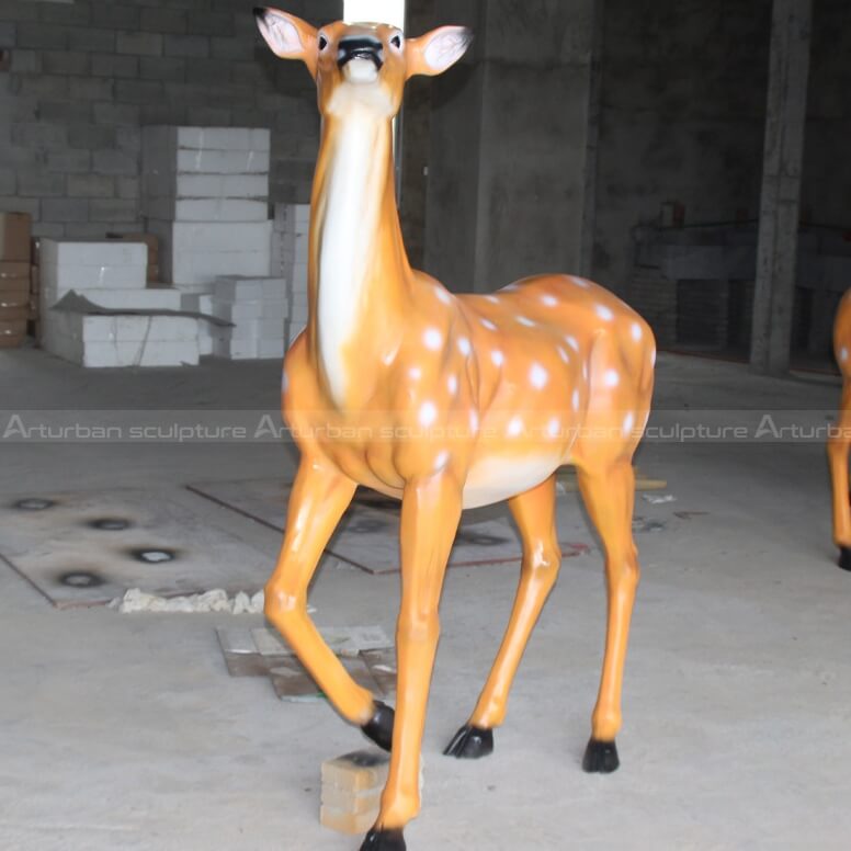 baby deer statue