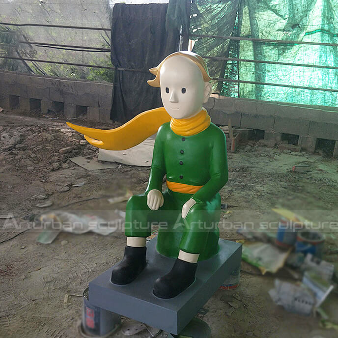 cartoon little prince statue