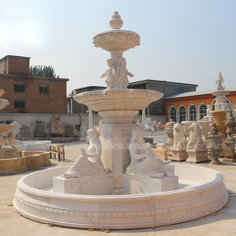 layered water fountain