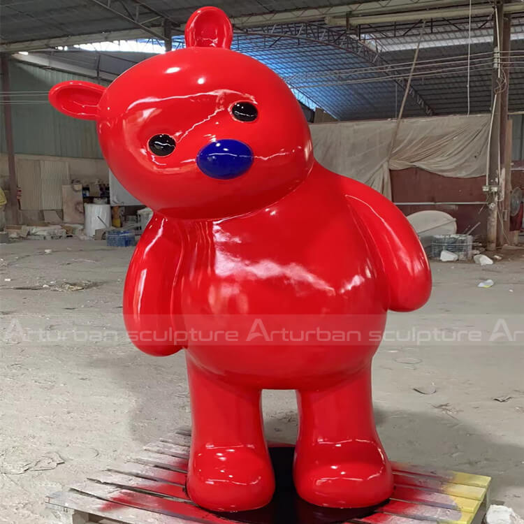 outdoor resin bear statues