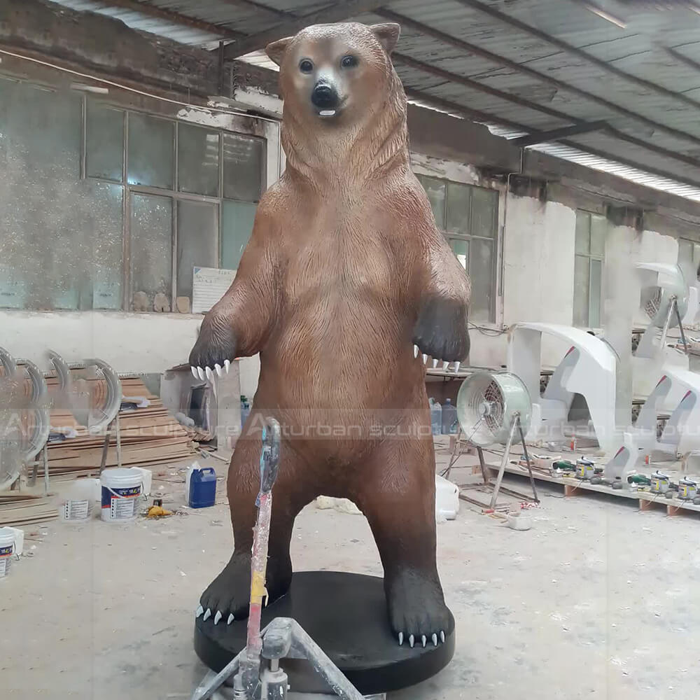 standing bear sculpture