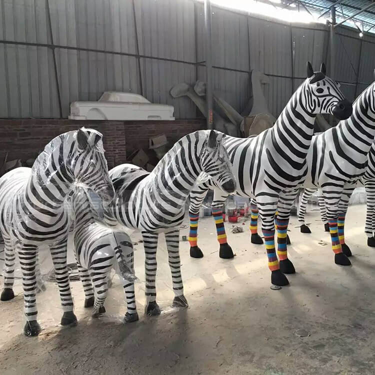 zebra garden statue