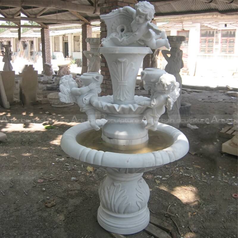 marble cherub fountain 