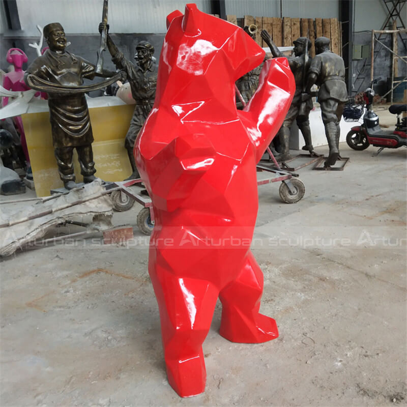 red bear ornament