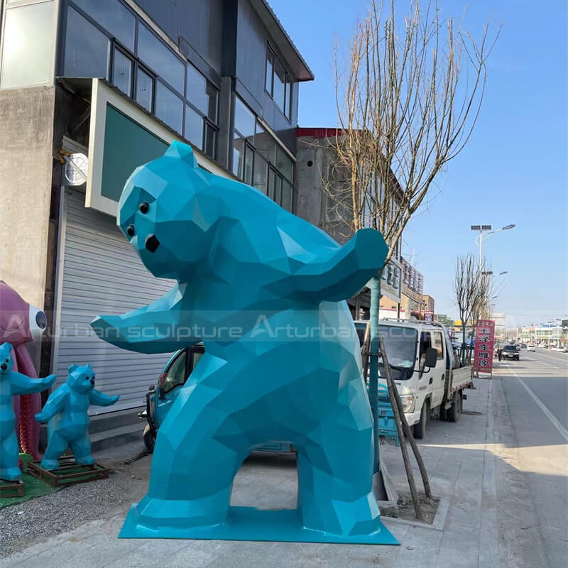 life size bear statue
