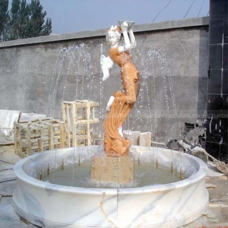 marble lady fountain