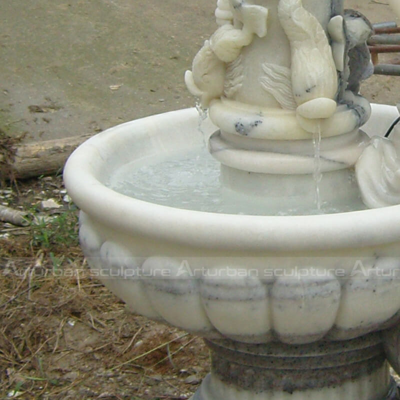 marble water fountain