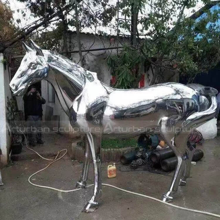 stainless steel horse