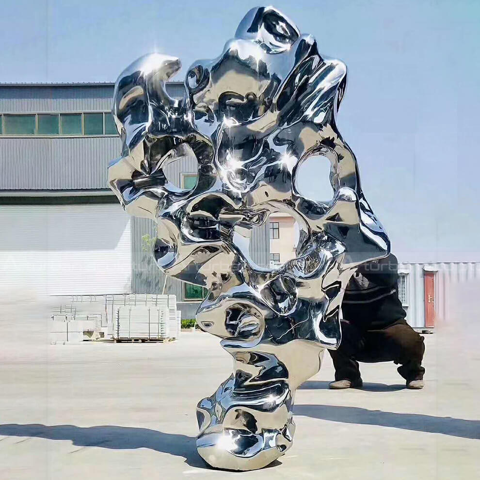 metal coral sculpture