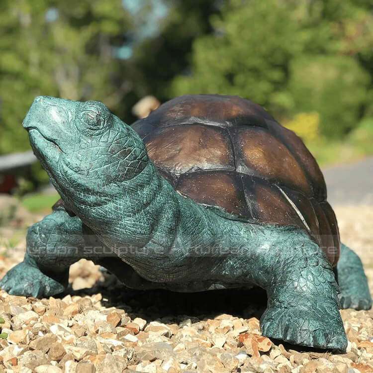 large turtle sculpture