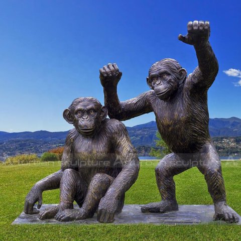 monkey garden statue