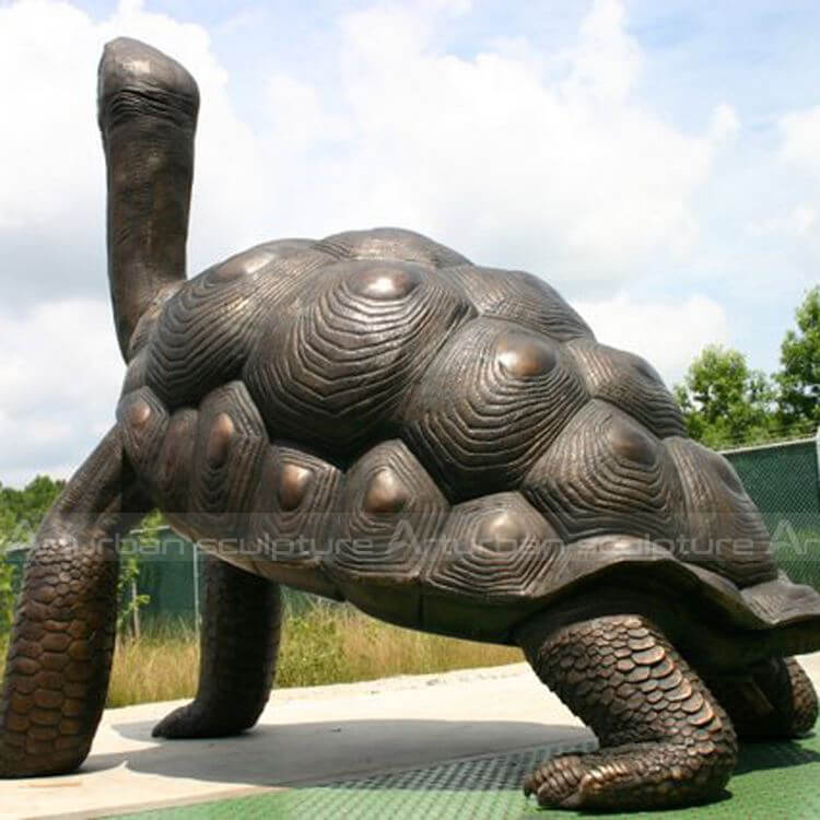 large outdoor turtle statue