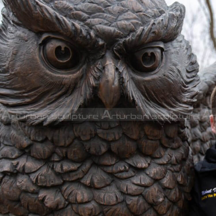owl garden statue