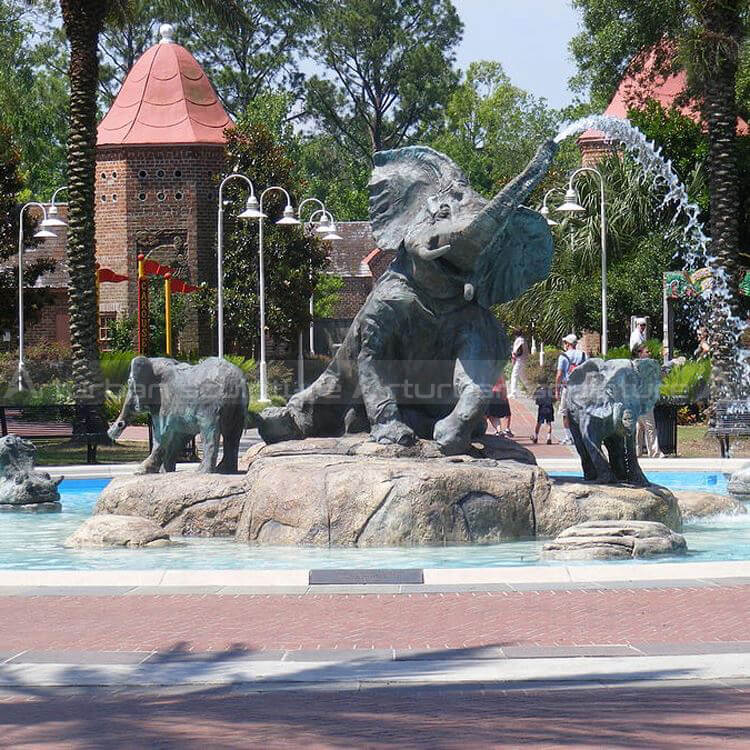 large elephant fountain