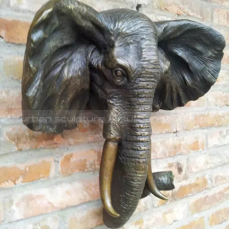 elephant face statue