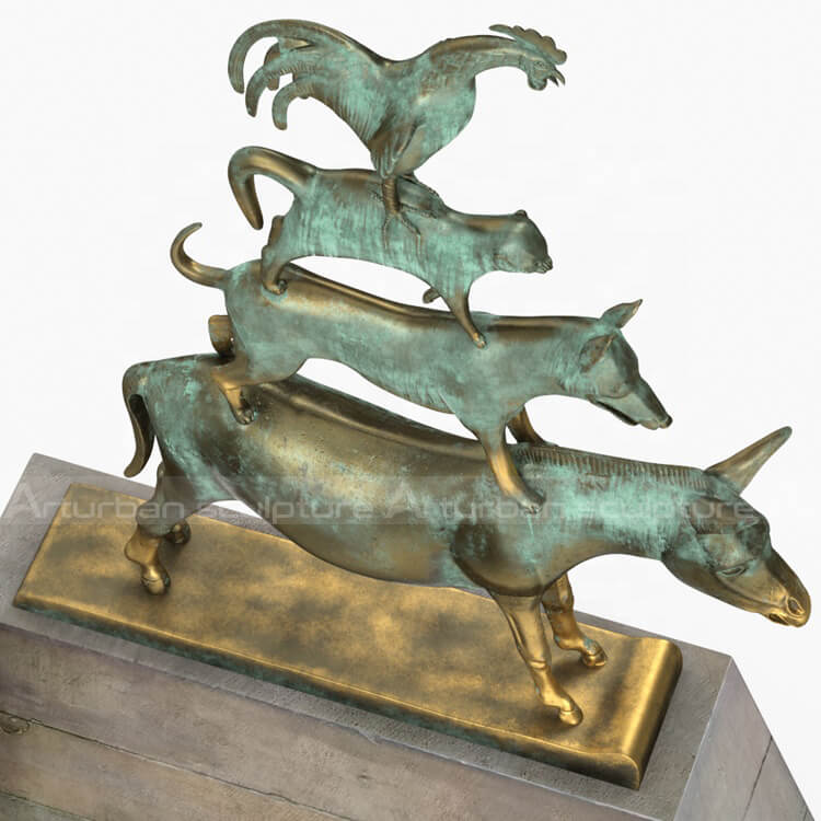 bremen animal statue