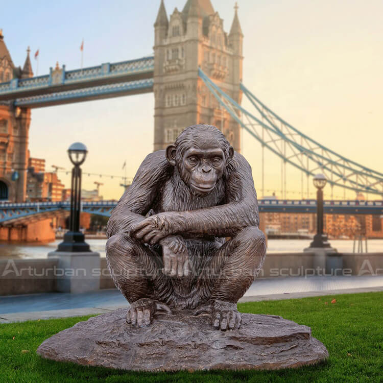 monkey garden sculpture