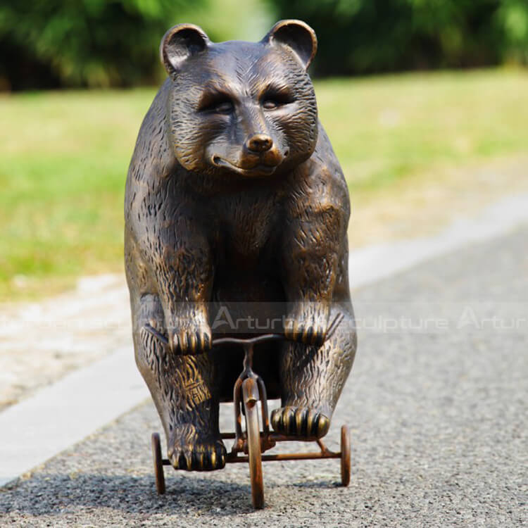 cute bear statue