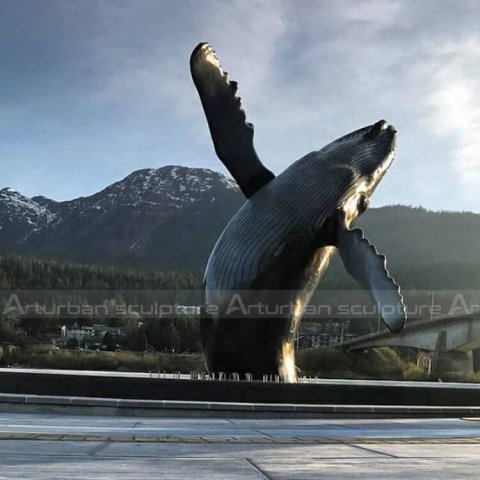 Large Whale Sculpture