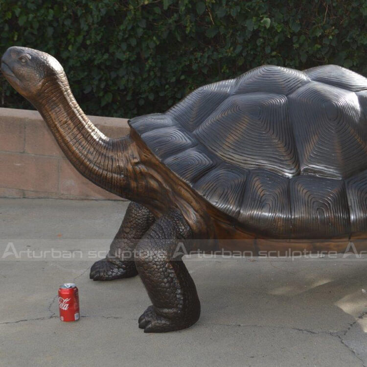 large turtle statue