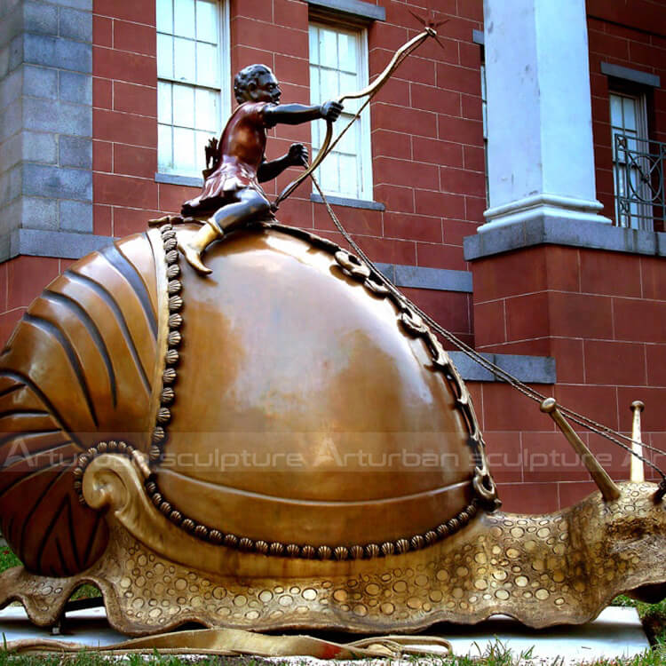 large snail sculpture for garden