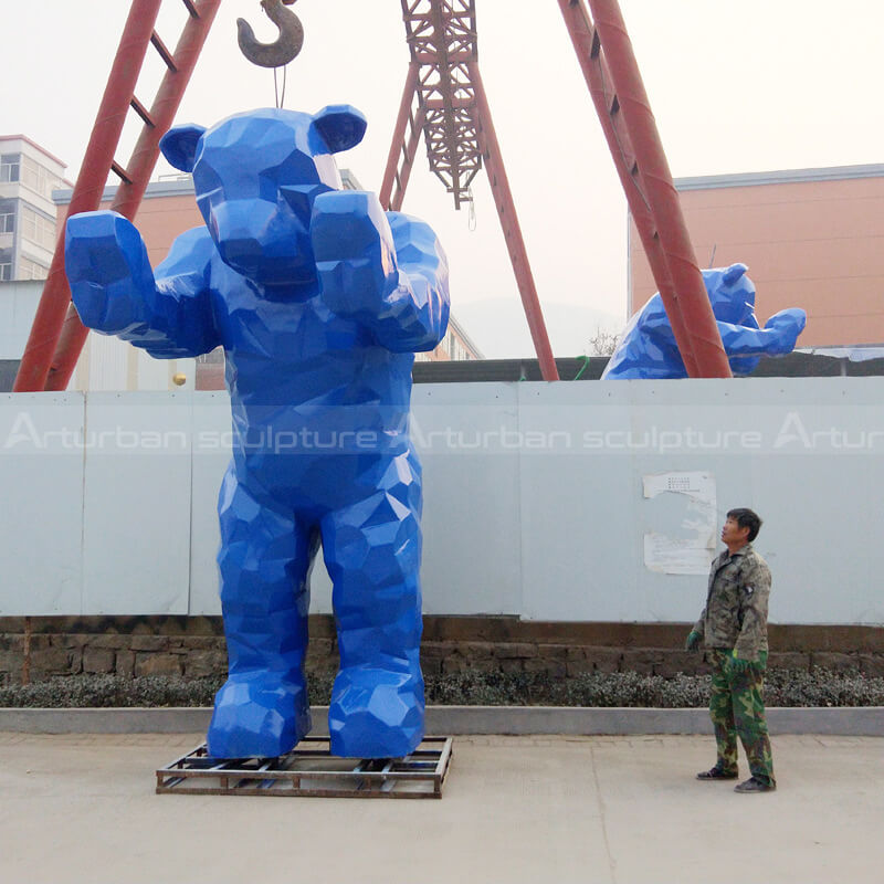 fiberglass bear statue