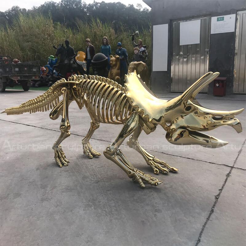 life size dinosaur dissection sculpture
