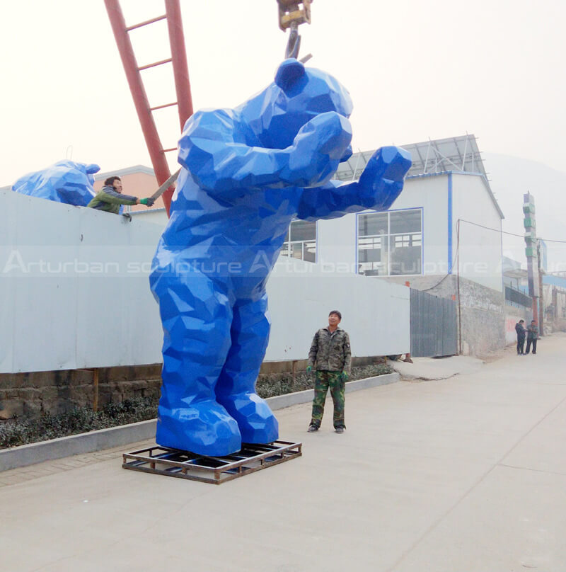 large fiberglass bear statue