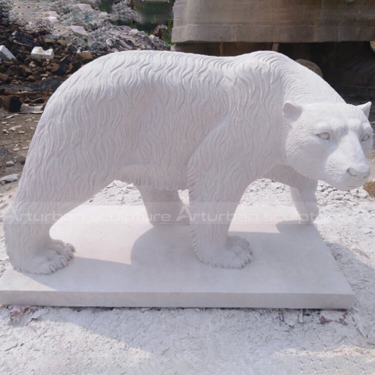 white polar bear statues for sale
