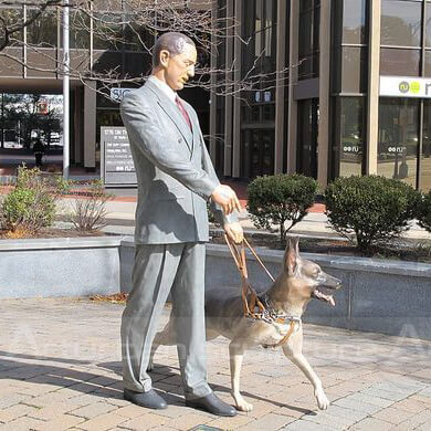 German Shepherd Sculpture