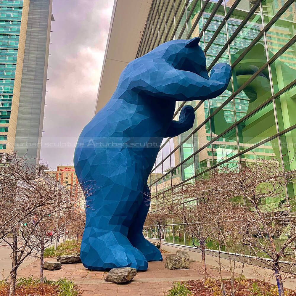 large bear statue