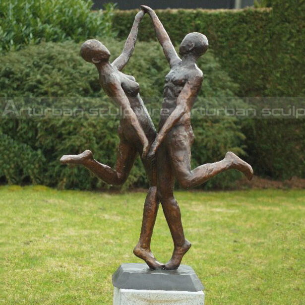 dancing couple sculpture