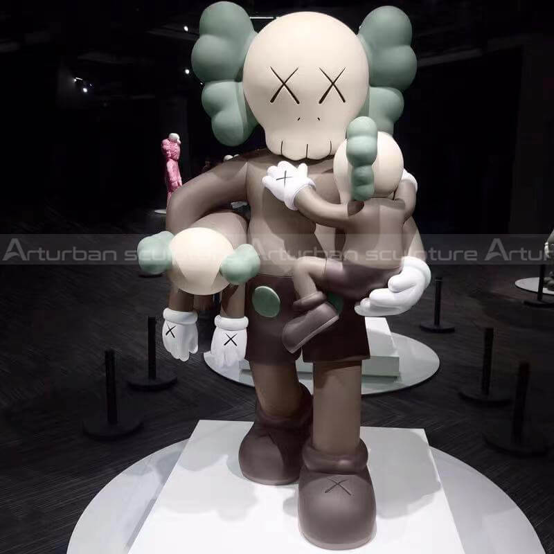 mother and baby kaws