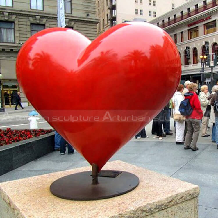 heart shaped statue