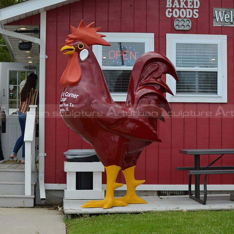rooster lawn ornament