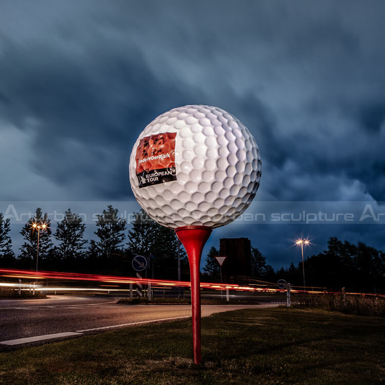 large golf sculpture